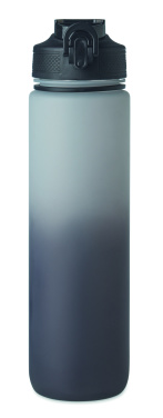 Logo trade business gifts image of: Sports water bottle RPET 1L