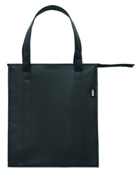 Logo trade business gifts image of: Non woven RPET cooler bag