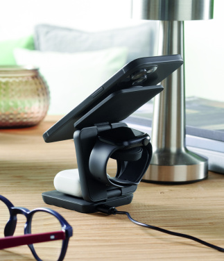 Logotrade promotional giveaway image of: 3in1 foldable charging station