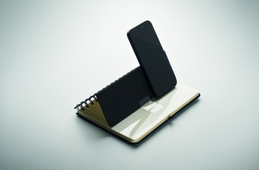 Logotrade corporate gift image of: A5 notebook with phone holder
