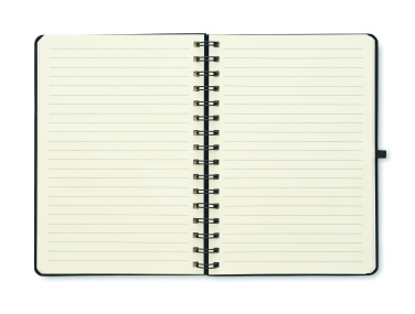 Logo trade corporate gifts image of: A5 notebook with phone holder