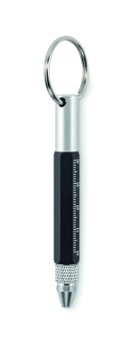 Logo trade corporate gifts image of: Key ring with twist action pen