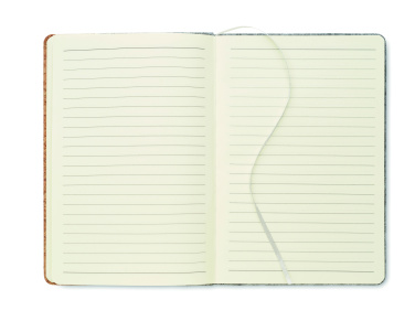 Logo trade promotional giveaways picture of: A5 RPET cork notebook