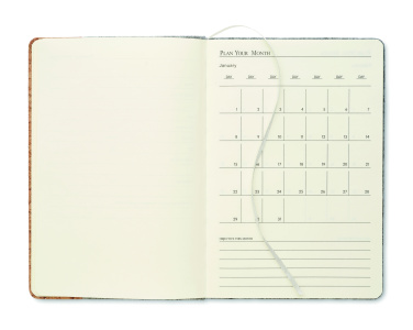 Logo trade promotional items picture of: A5 RPET cork notebook