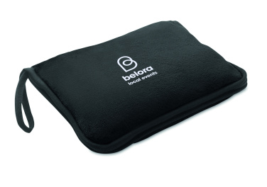 Logo trade promotional items image of: 2 in 1 travel blanket set