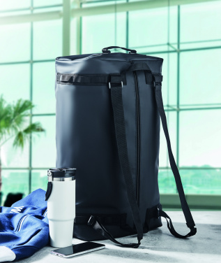 Logo trade promotional merchandise photo of: Travel tarpaulin duffle bag