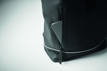 Logotrade promotional merchandise image of: Laptop 15" roll top PU backpack