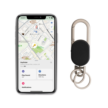 Logotrade advertising products photo of: Keyfinder keychain with worldwide locating and USB C