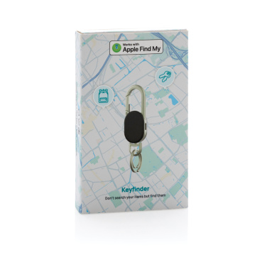 Logo trade promotional merchandise photo of: Keyfinder keychain with worldwide locating and USB C