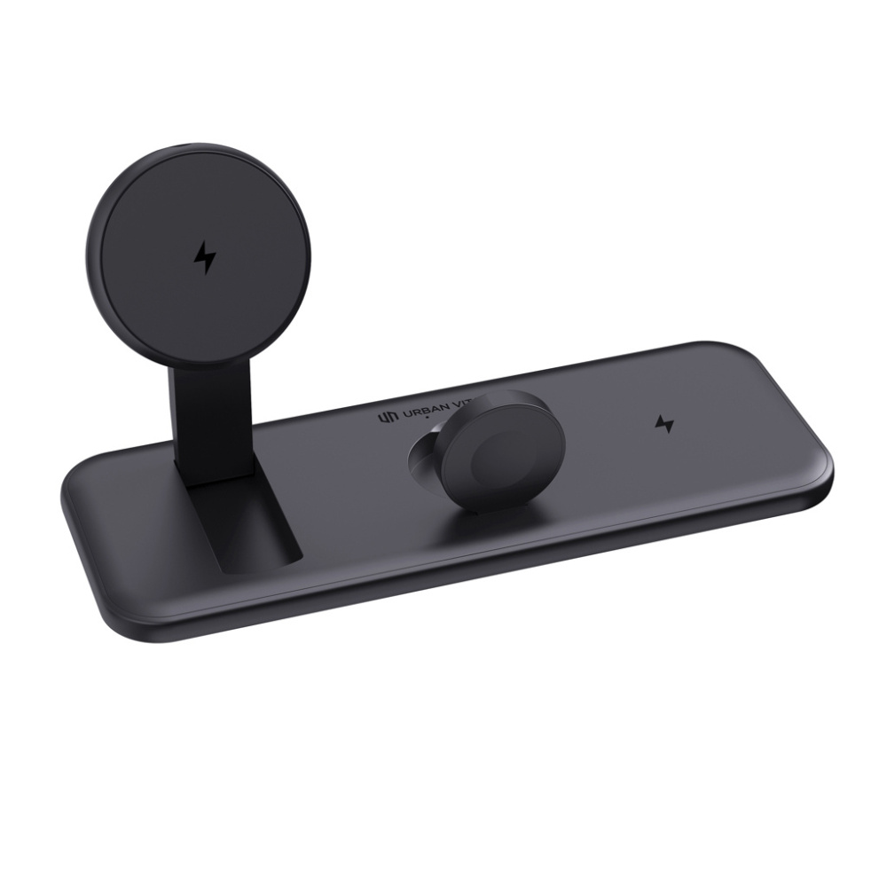 Logo trade corporate gifts picture of: Urban Vitamin Torrance 3 in 1 magnetic 15W charger