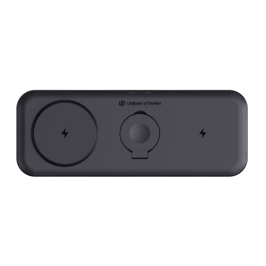 Logo trade promotional product photo of: Urban Vitamin Torrance 3 in 1 magnetic 15W charger