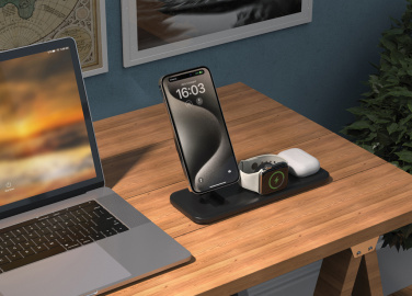 Logo trade promotional products picture of: Urban Vitamin Torrance 3 in 1 magnetic 15W charger