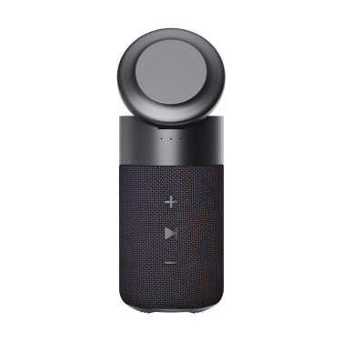 Logo trade business gift photo of: Urban Vitamin Anaheim RCS recycled 10W speaker 15W charger