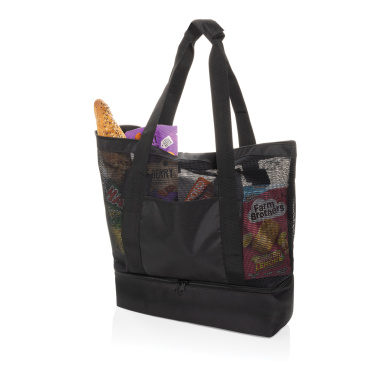 Logo trade promotional merchandise picture of: Iqlo Aware™ RPET 2-in-1 cooler tote