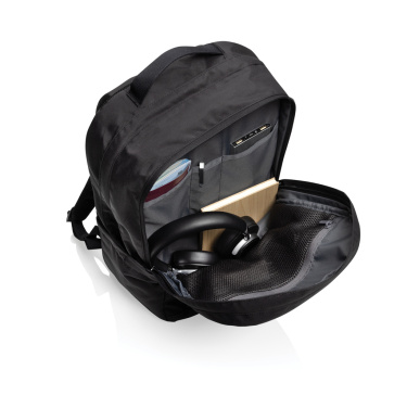 Logotrade advertising product image of: SP Aware™ RPET Edin 100% recycled 15.6 inch laptop backpack