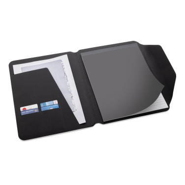 Logotrade promotional product image of: Teri AWARE™ RPET and walnut A4 portfolio