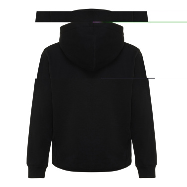 Logotrade promotional giveaway image of: Iqoniq Yengo kids recycled cotton hoodie with sidepockets