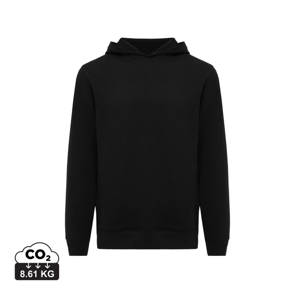 Logo trade business gift photo of: Iqoniq Yengo recycled cotton hoodie with sidepockets