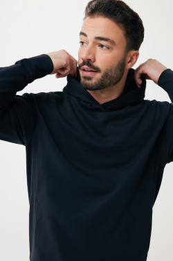 Logo trade promotional product photo of: Iqoniq Yengo recycled cotton hoodie with sidepockets