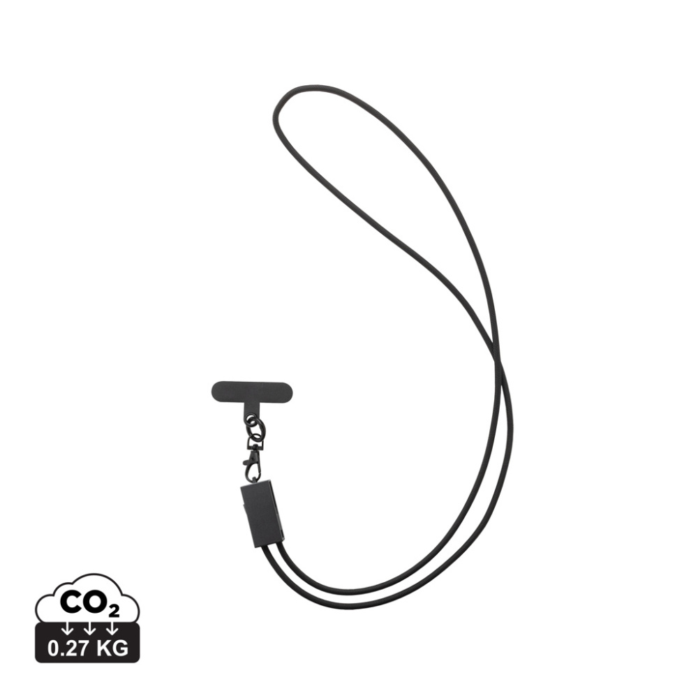 Logotrade promotional merchandise photo of: Terra RCS recycled PET phone cord with dual charge cable