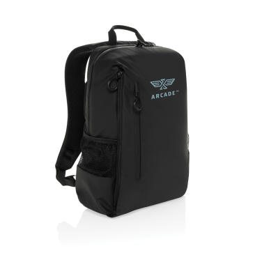 Logo trade business gift photo of: Lima Aware™ RPET water resistant 15.6 laptop backpack