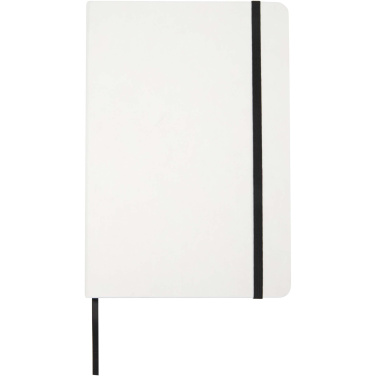 Logo trade promotional gifts picture of: Holm A5 stone paper hard cover notebook with lined pages