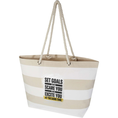 Logotrade advertising product image of: Florida 270 g/m² GRS recycled beach tote bag 18L