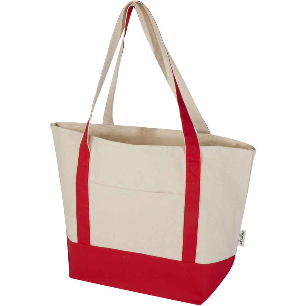 Logo trade corporate gift photo of: Sam 320 g/m² GRS recycled cotton tote bag