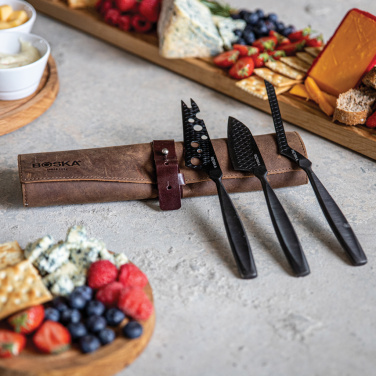 Logotrade advertising product image of: BOSKA Cheese Knife Set Monaco+ Black
