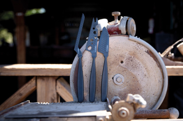 Logo trade promotional items picture of: BOSKA Cheese Knife Set Monaco+ Black