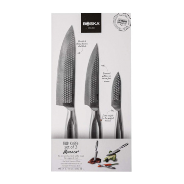 Logo trade business gift photo of: BOSKA Kitchen Knives Monaco+, set of 3