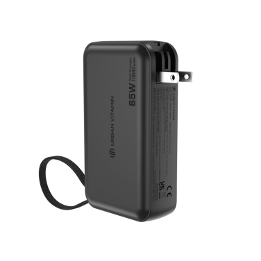 Logo trade business gift photo of: Urban Vitamin Eureka hybrid GANcharger 10000mah powerbank65W
