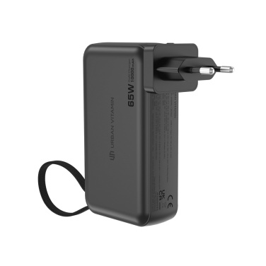 Logotrade promotional item picture of: Urban Vitamin Eureka hybrid GANcharger 10000mah powerbank65W