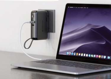 Logotrade corporate gift picture of: Urban Vitamin Eureka hybrid GANcharger 10000mah powerbank65W