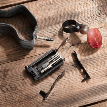 Logo trade advertising product photo of: Set of bike tools MERAPI Schwarzwolf