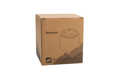 Logotrade corporate gift picture of: Bluetooth speaker HERMON Schwarzwolf