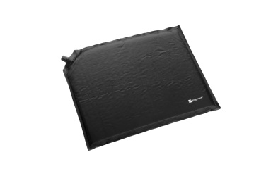 Logo trade promotional products image of: Inflatable cushion ANTERO Schwarzwolf