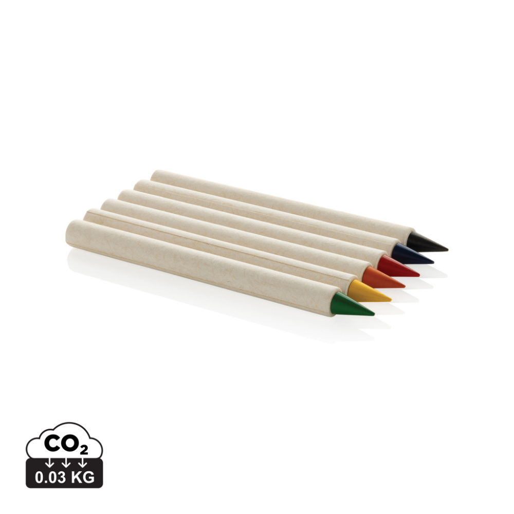 Logotrade advertising product image of: Micki GRS infinity 6pc colouring pencil set