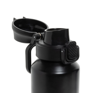 Logotrade promotional giveaway picture of: Via RCS Re-steel lockable sport bottle 600ML
