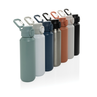 Logotrade promotional merchandise photo of: Via RCS Re-steel lockable sport bottle 600ML