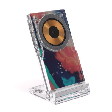 Logo trade advertising products picture of: Magcharge 15W magnetic wireless charging stand