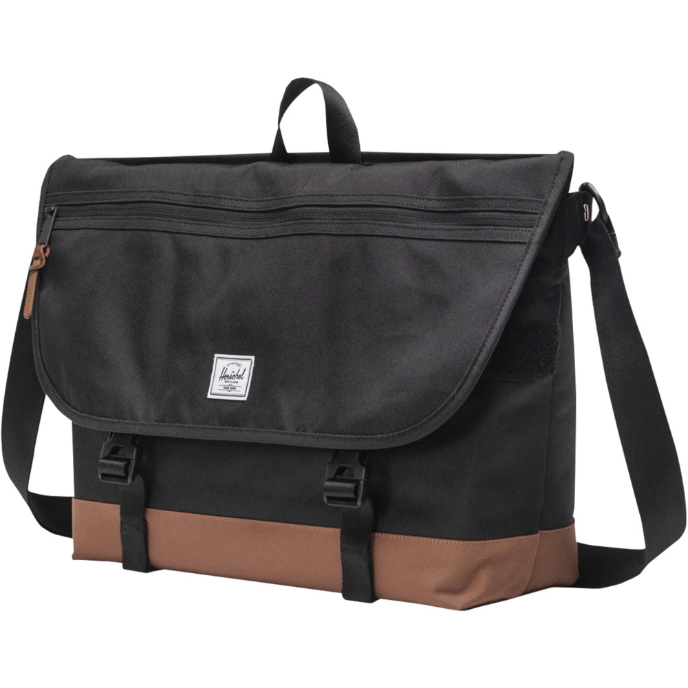 Logo trade promotional item photo of: Herschel Cove recycled messenger bag 22.5L