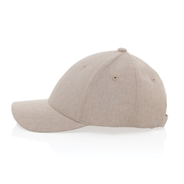 Logo trade advertising product photo of: Milo AWARE™ recycled heather 6 panel cap 200gr