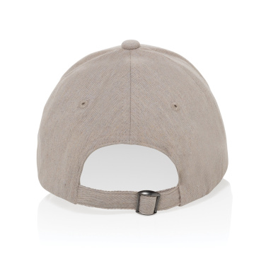 Logo trade advertising products image of: Milo AWARE™ recycled heather 6 panel cap 200gr
