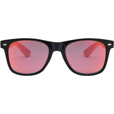 Logo trade business gifts image of: Hue sunglasses with bamboo temples