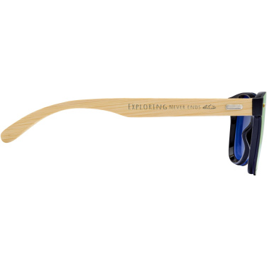 Logotrade advertising product image of: Tan sunglasses with bamboo temples