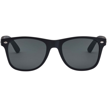 Logo trade promotional giveaways picture of: Arlo bamboo sunglasses with black coating