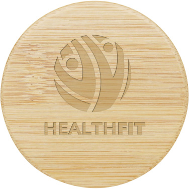 Logo trade promotional gifts picture of: Lustre bamboo mirror