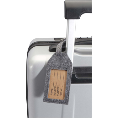 Logo trade promotional merchandise photo of: Tie luggage tag