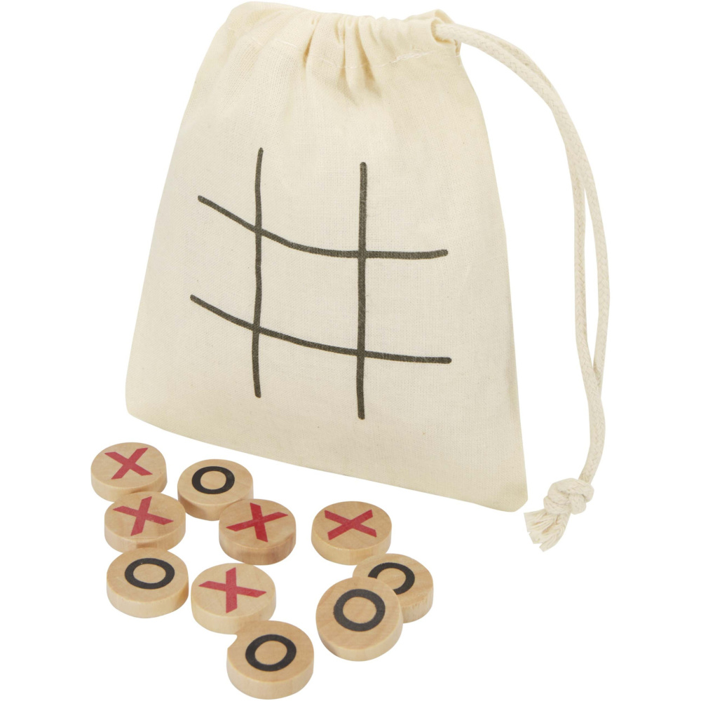 Logotrade business gifts photo of: Whorl wooden tic, tac, toe game